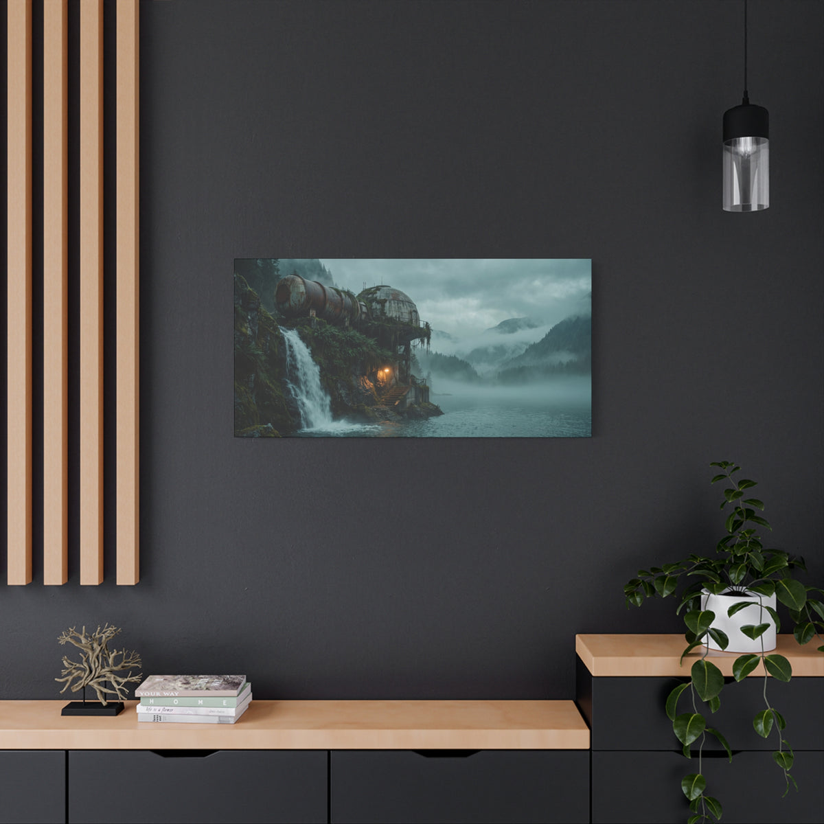 Mistfall Reservoir // Canvas Print