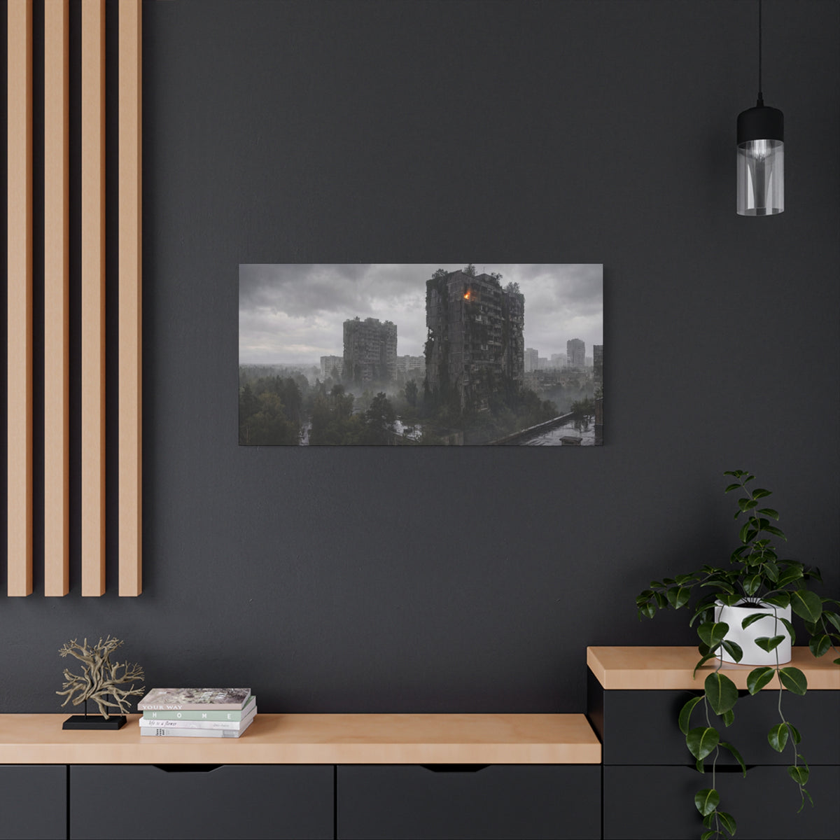 Ember District // Canvas Print