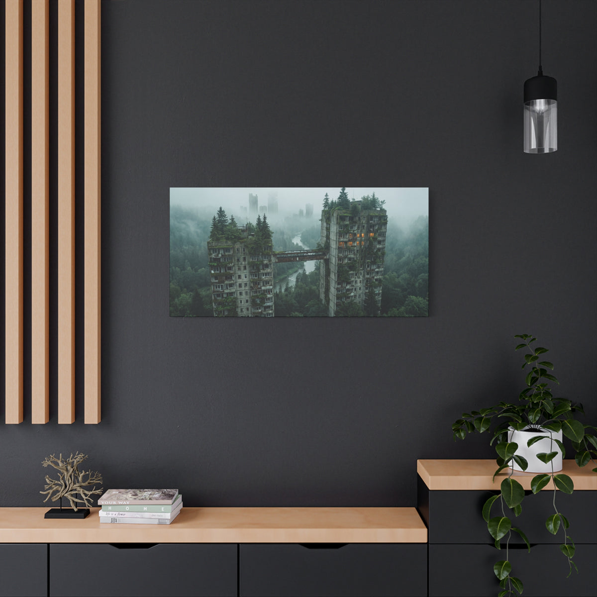 Skybridge Towers // Canvas Print