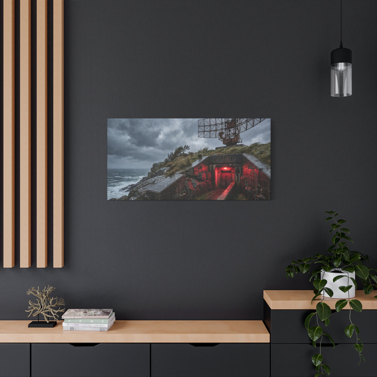 Red Door Station // Canvas Print