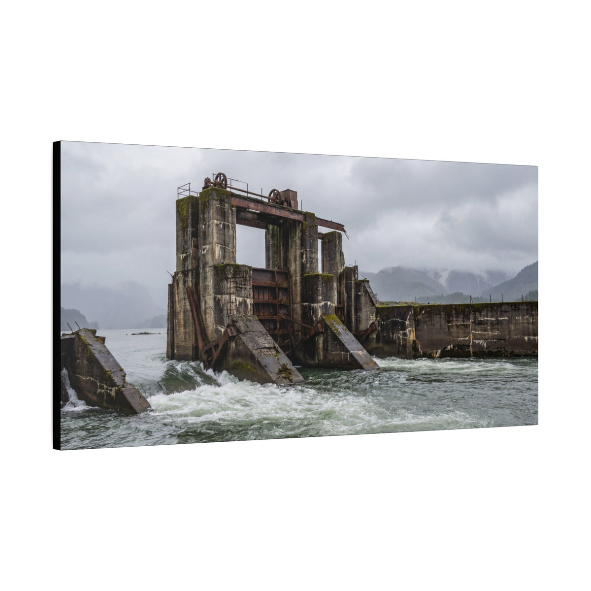 Spillway Terminal // Canvas Print