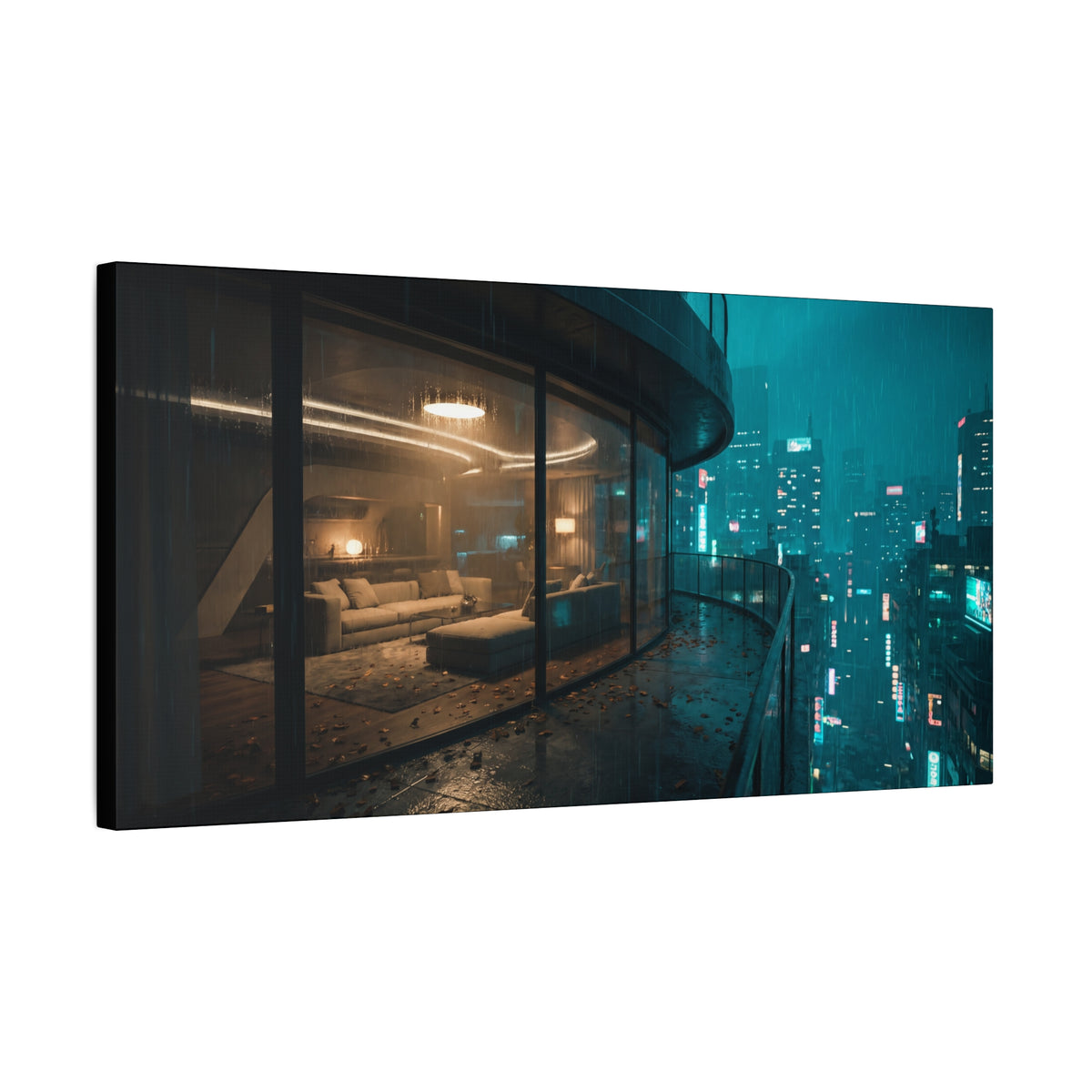 Rain District // Canvas Print