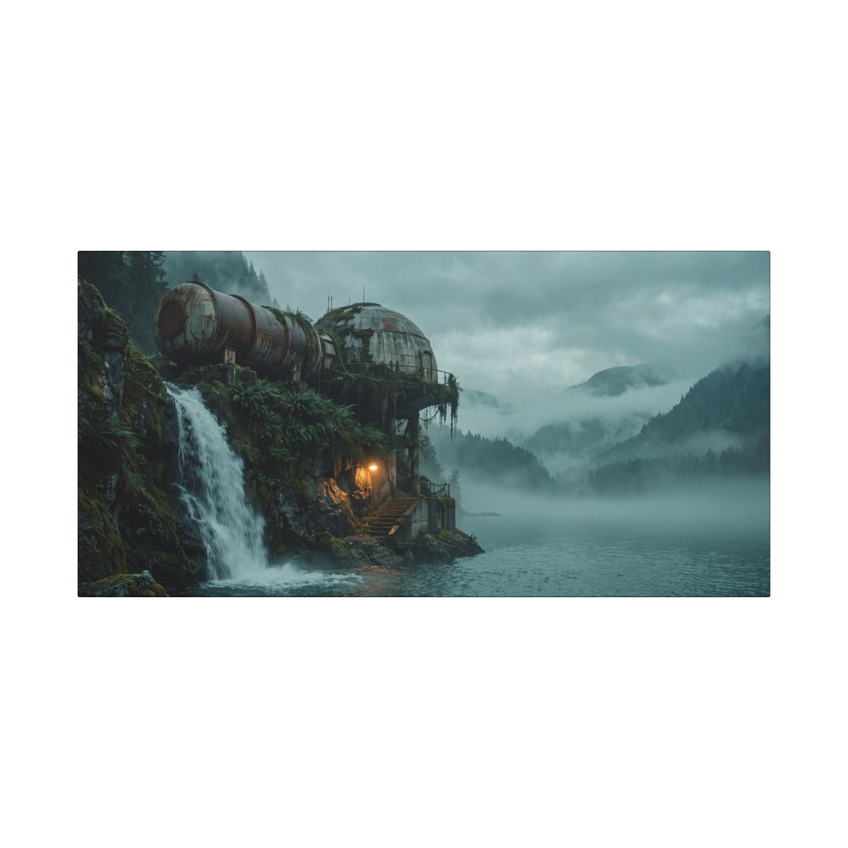 Mistfall Reservoir // Canvas Print