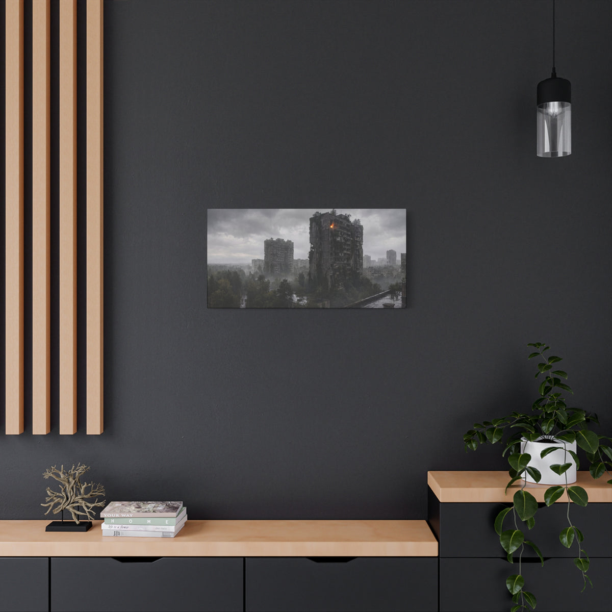 Ember District // Canvas Print
