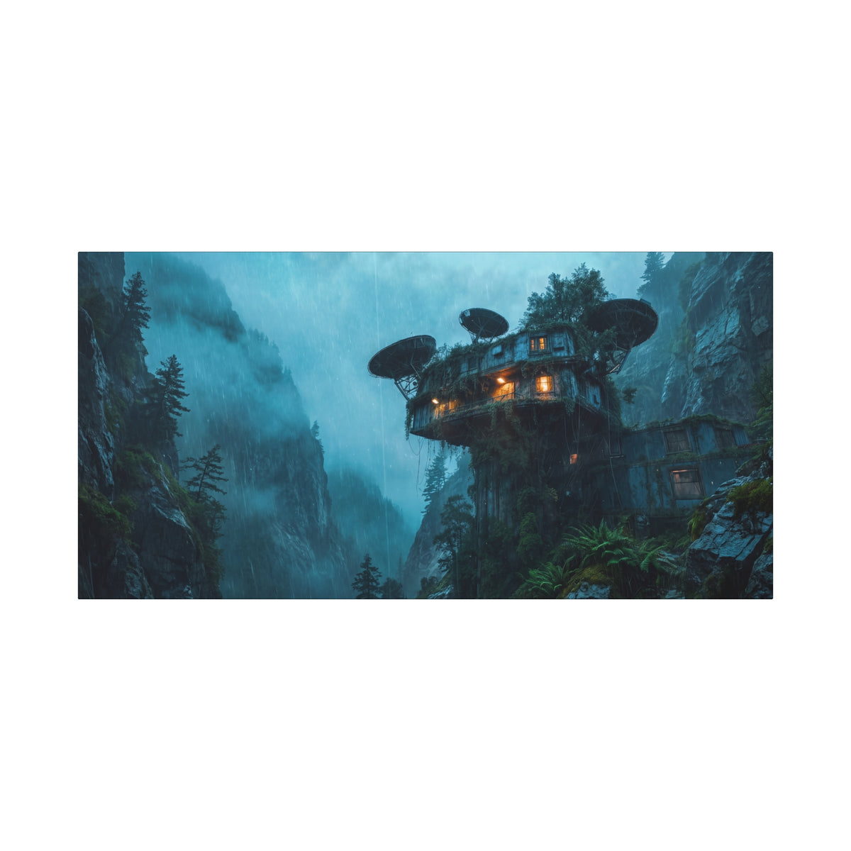 Cliffhold Array // Canvas Print