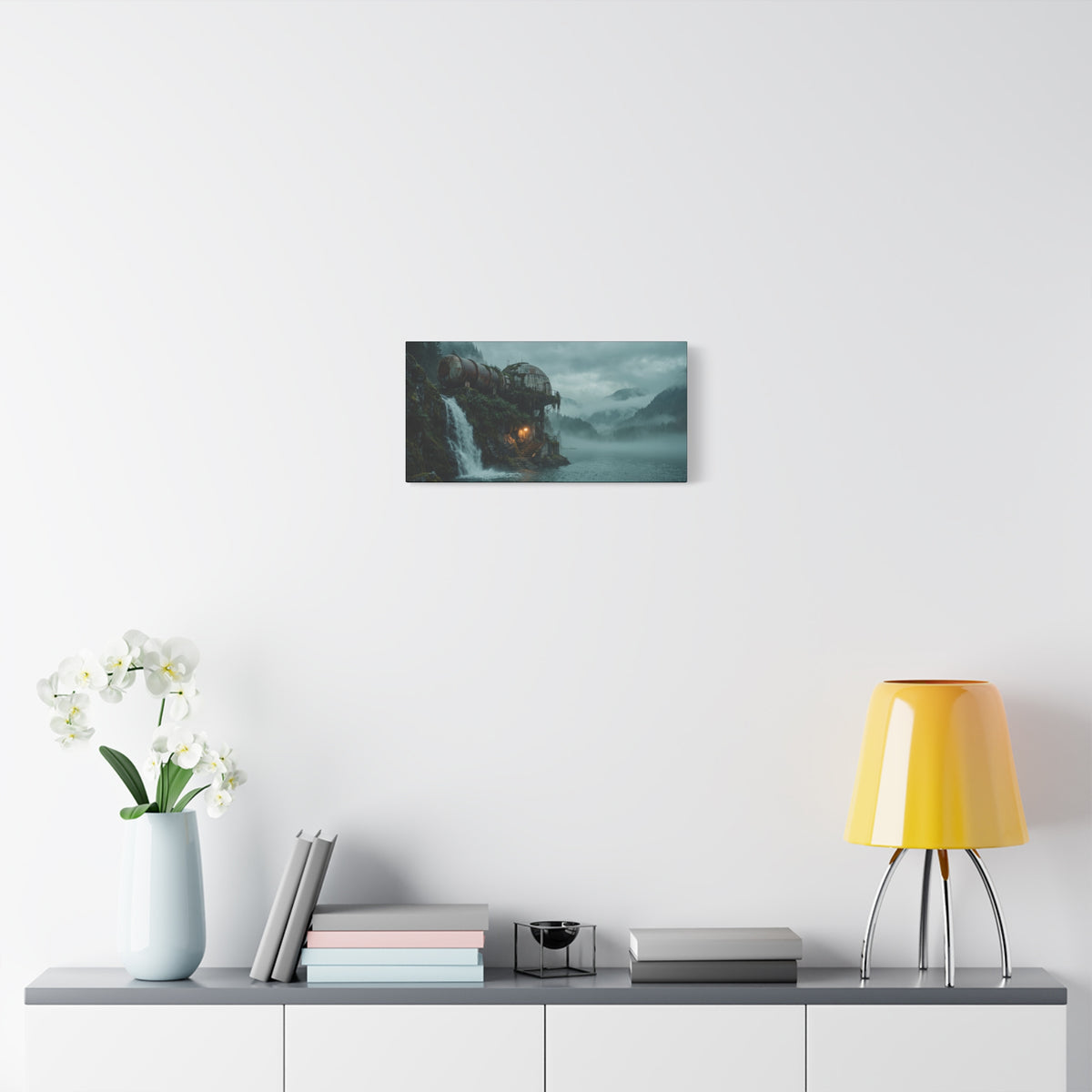 Mistfall Reservoir // Canvas Print