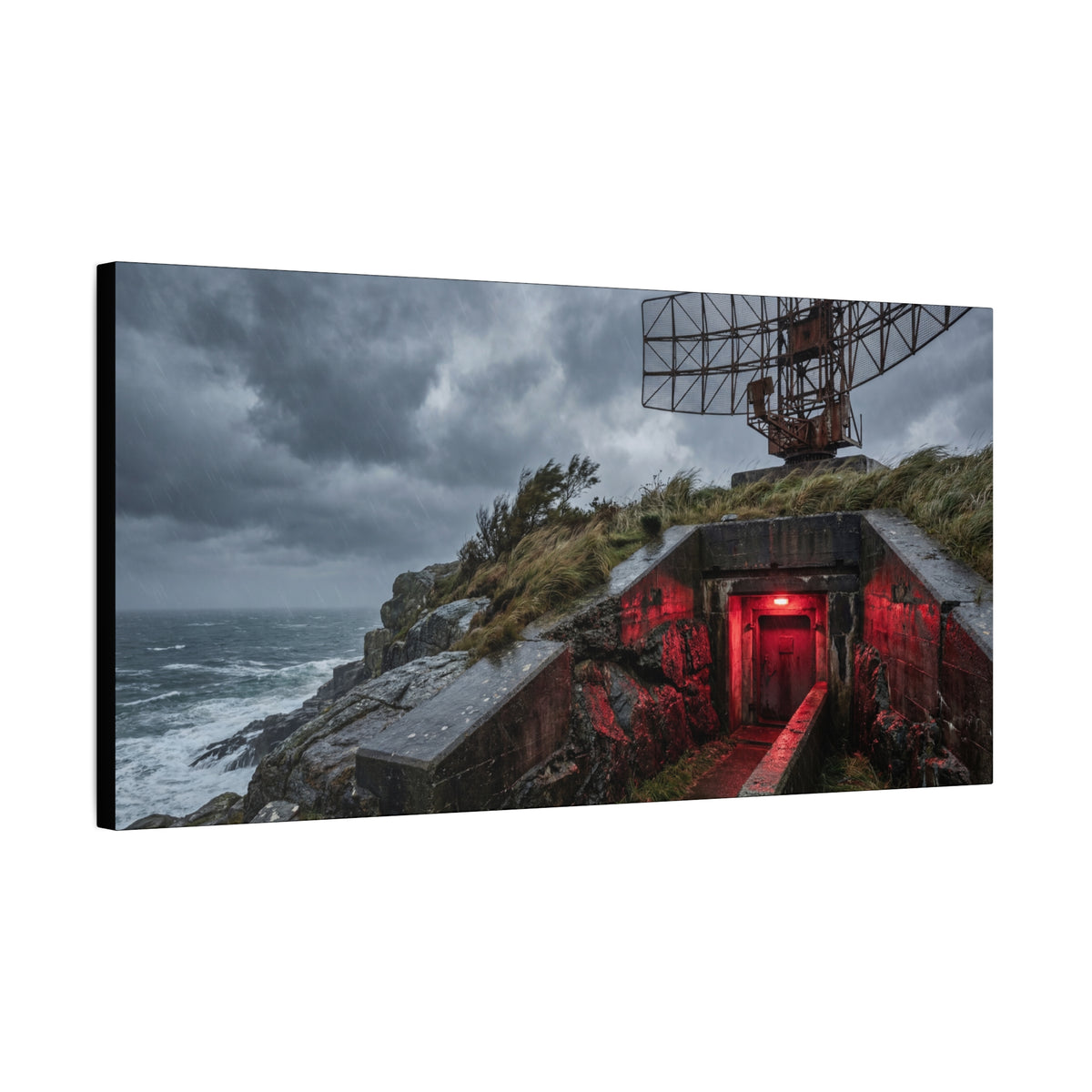 Red Door Station // Canvas Print