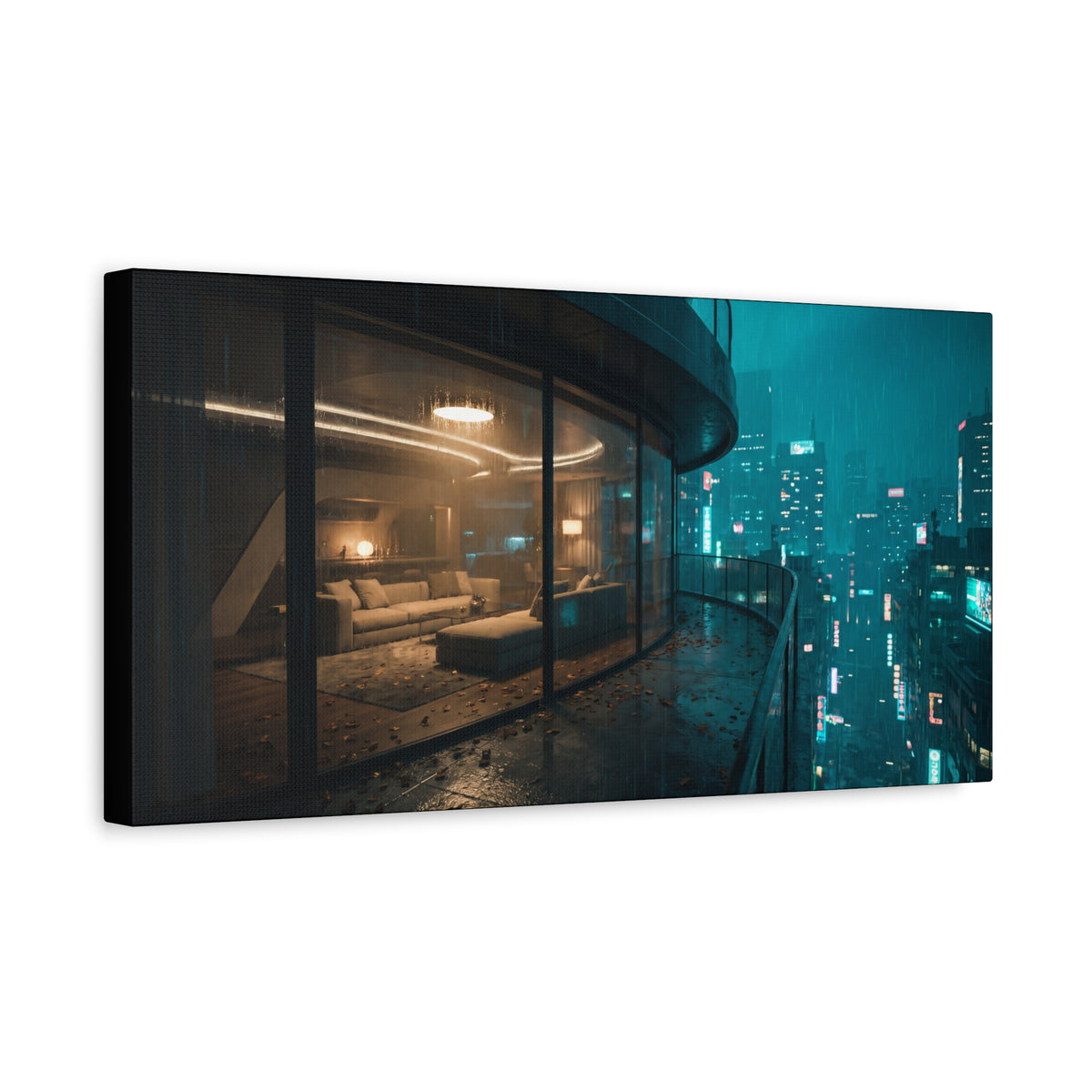 Rain District // Canvas Print
