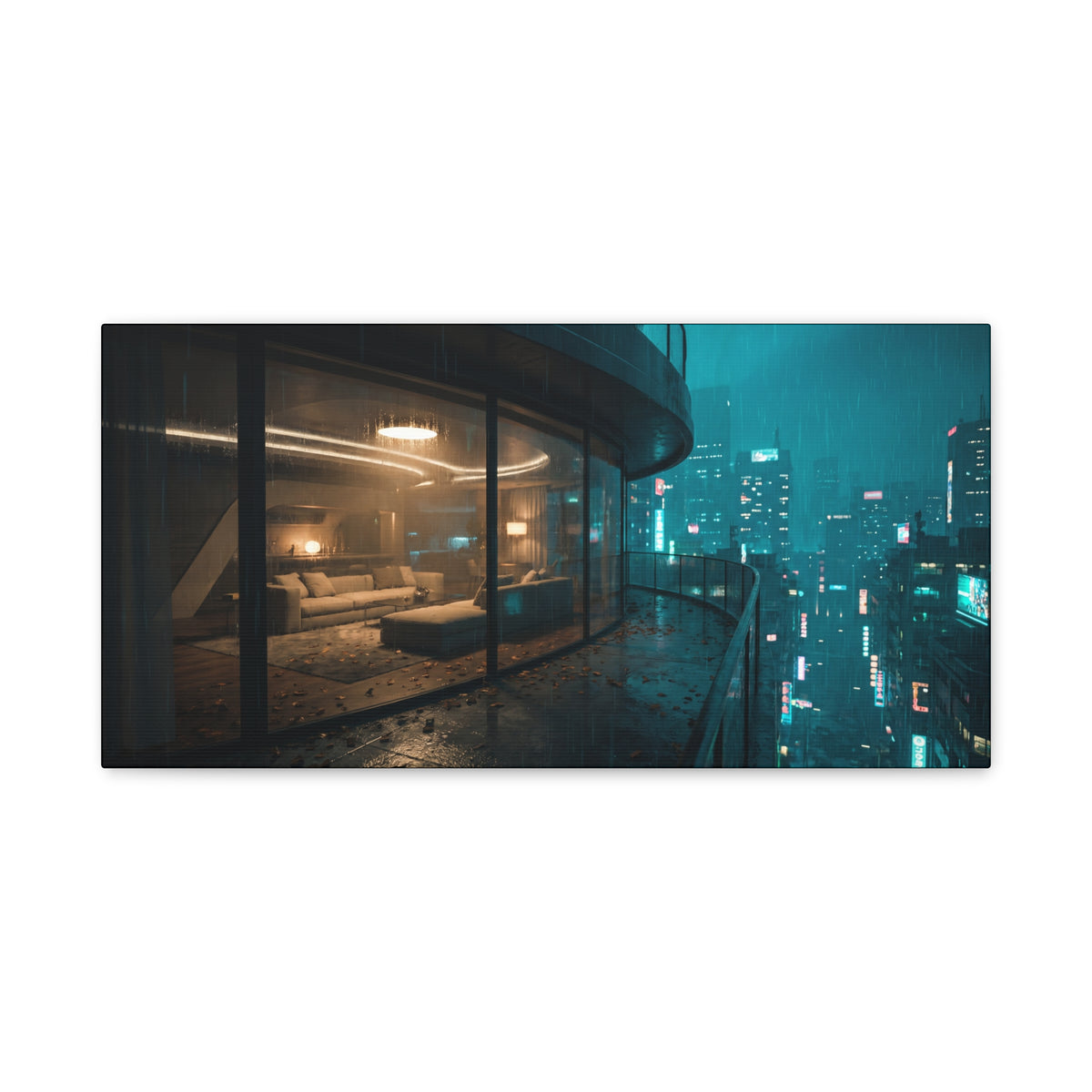 Rain District // Canvas Print