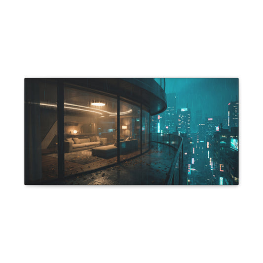 Rain District // Canvas Print