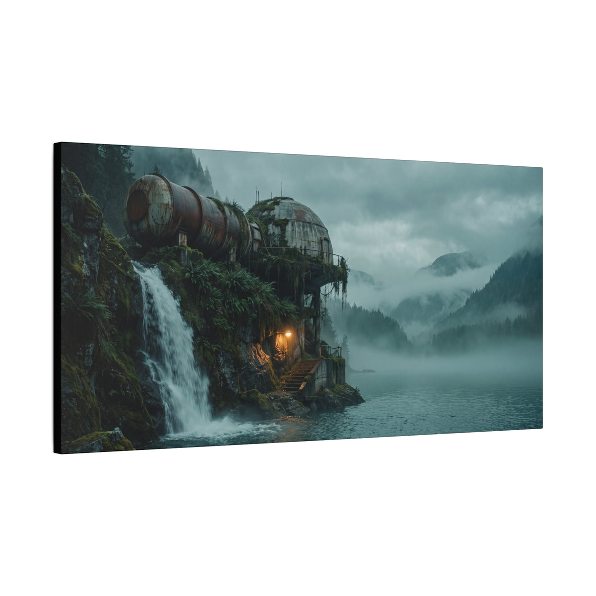 Mistfall Reservoir // Canvas Print