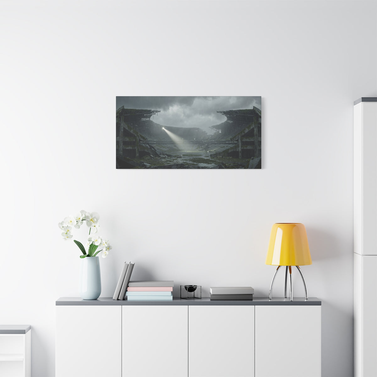 Floodlight Stadium // Canvas Print