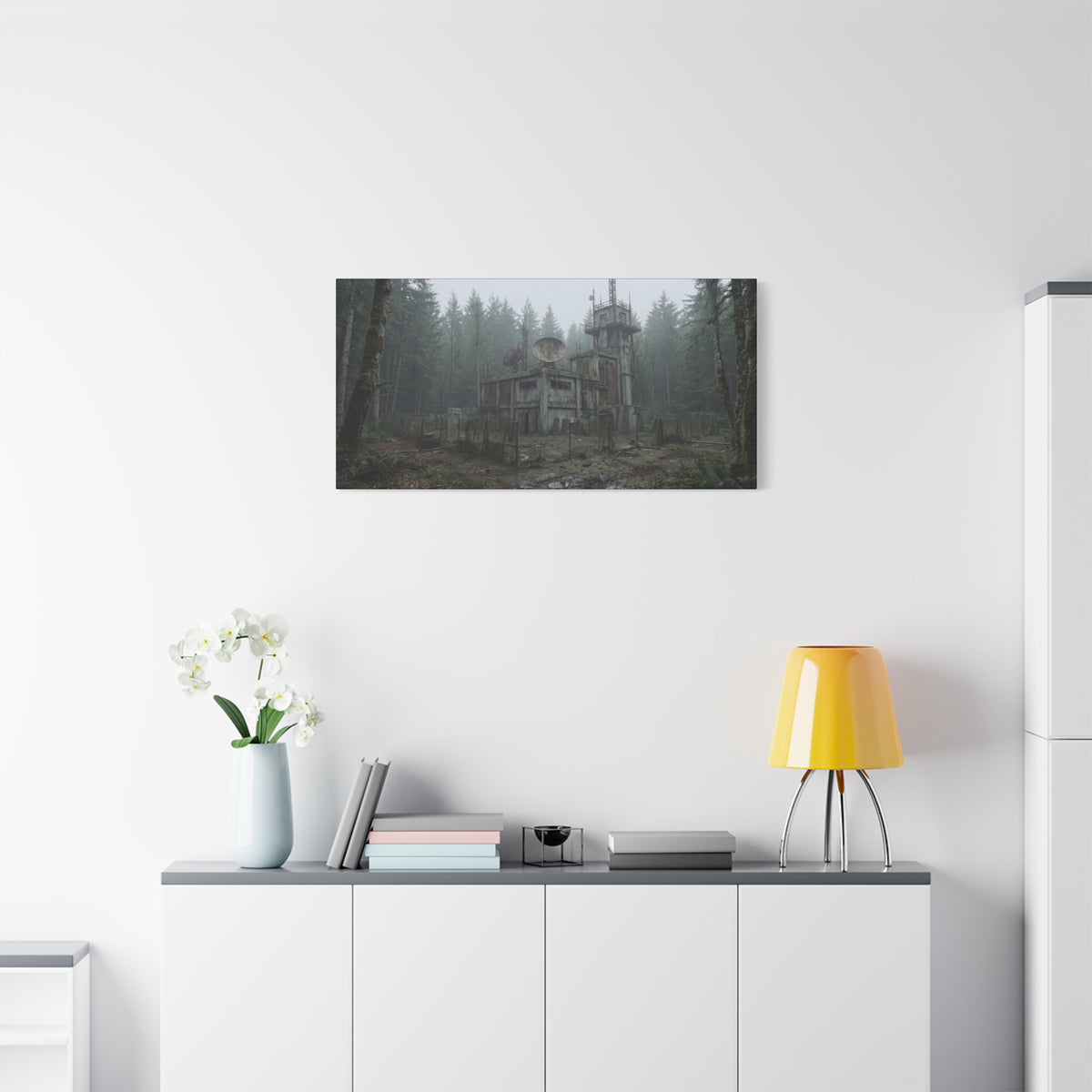 Fogline Tower // Canvas Print