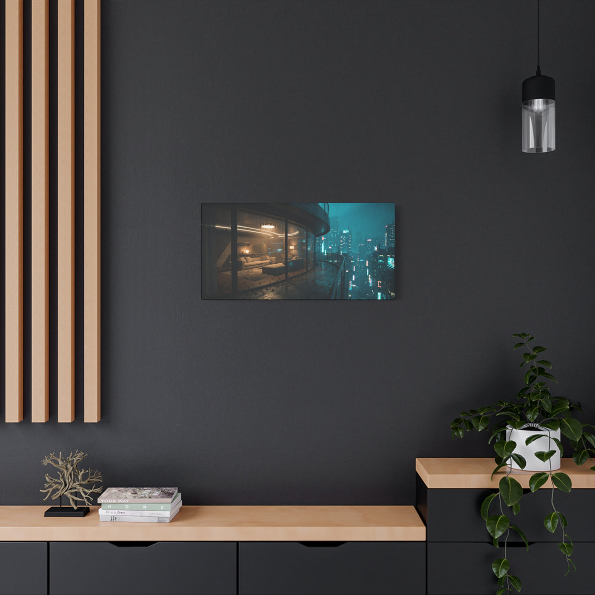 Rain District // Canvas Print