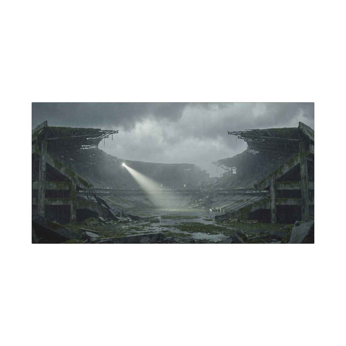 Floodlight Stadium // Canvas Print