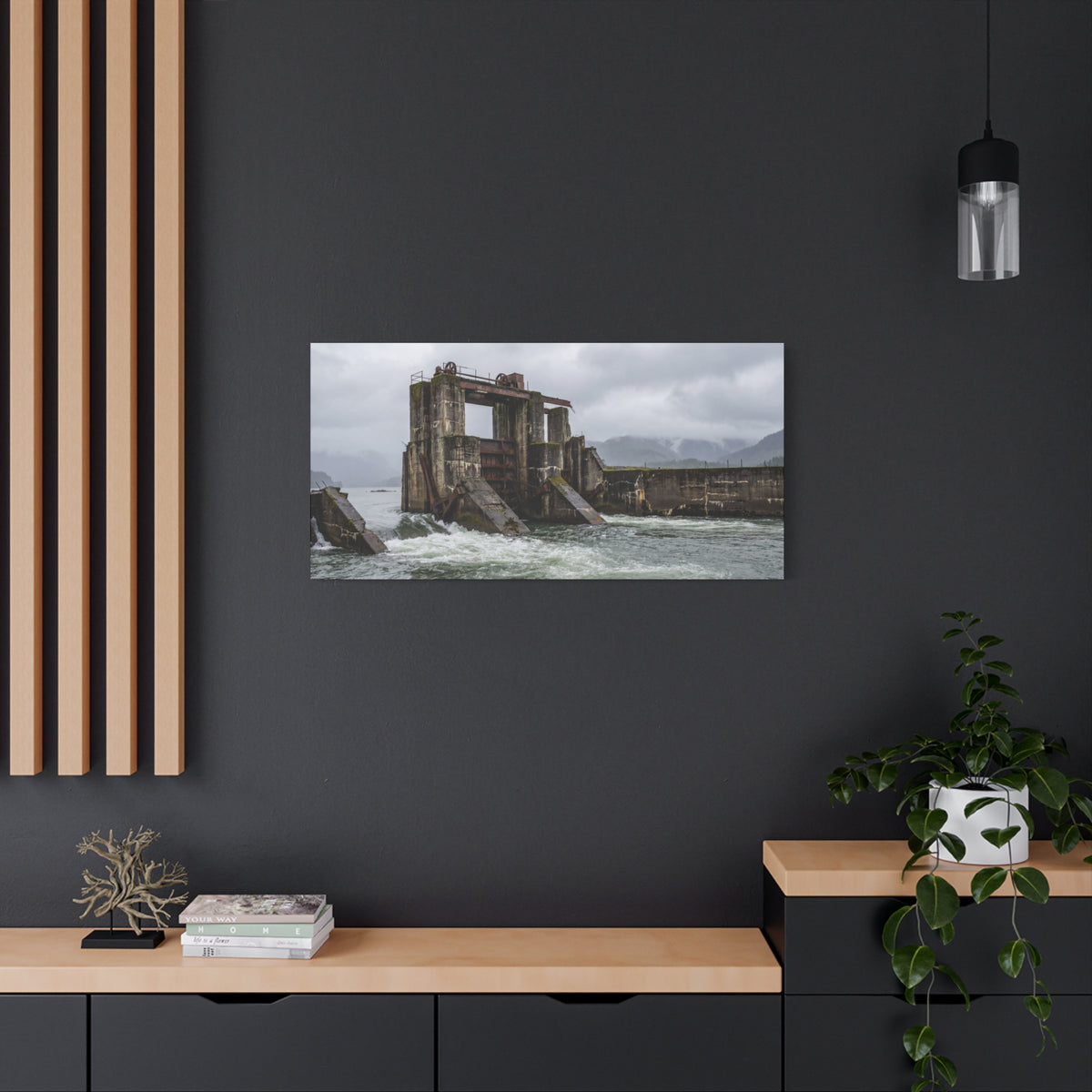 Spillway Terminal // Canvas Print