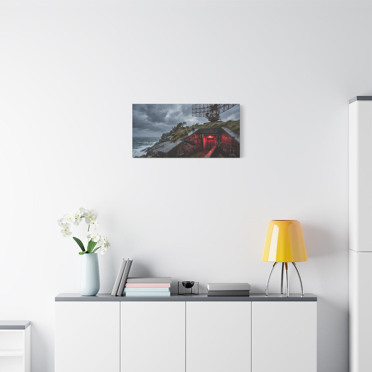 Red Door Station // Canvas Print