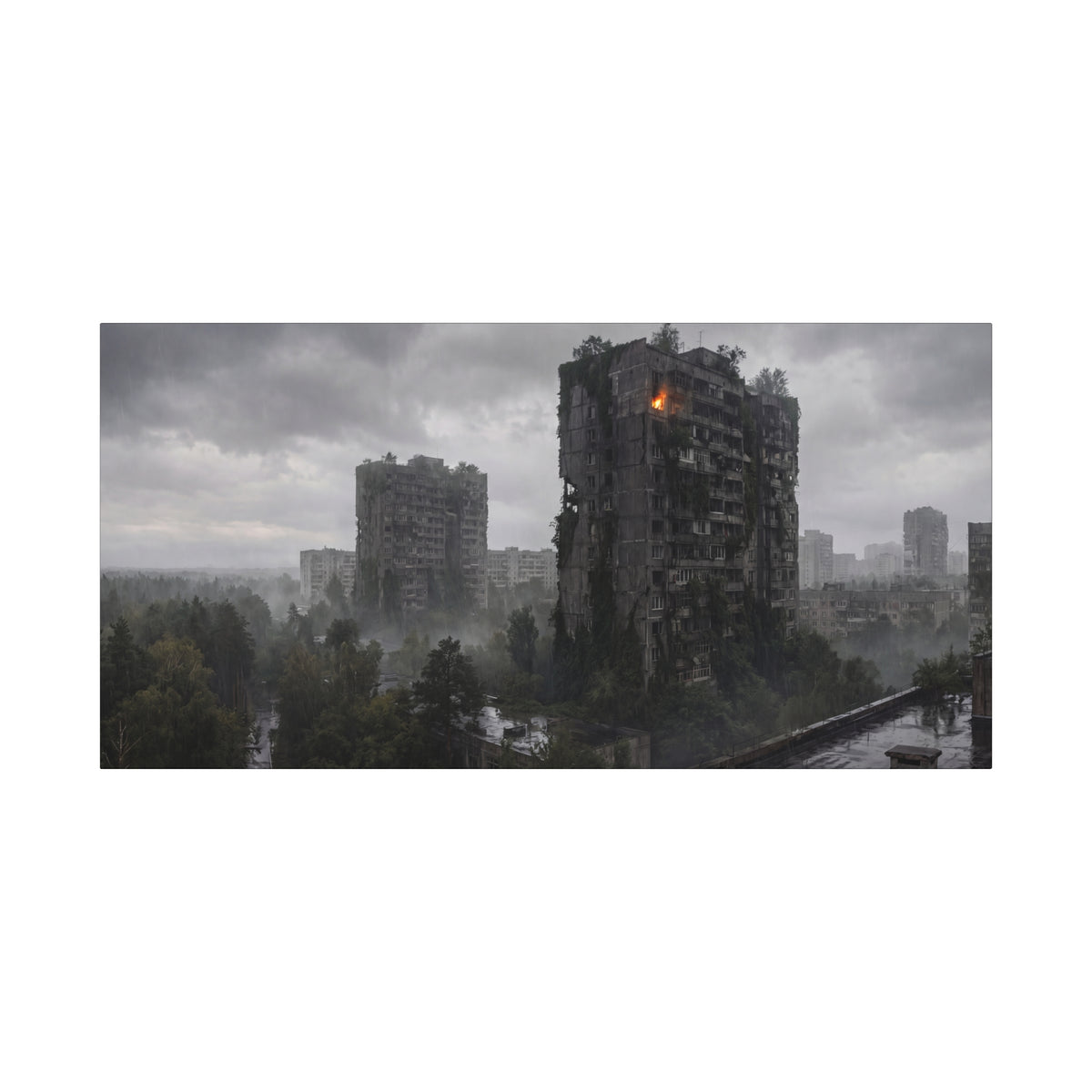 Ember District // Canvas Print