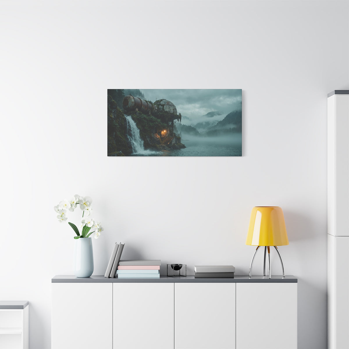 Mistfall Reservoir // Canvas Print