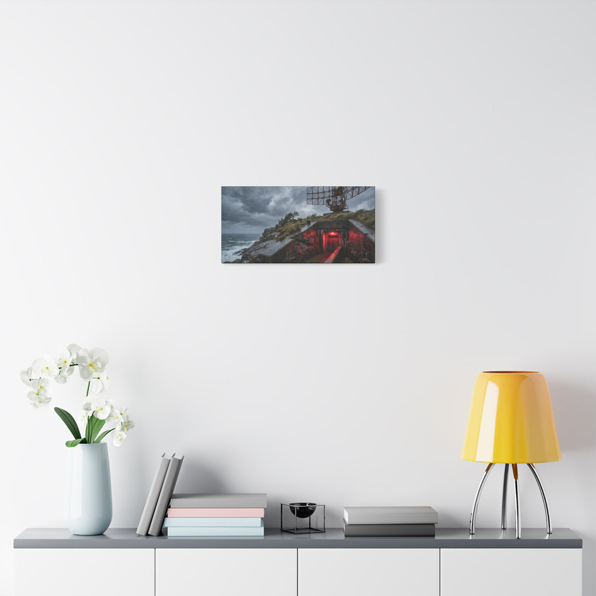 Red Door Station // Canvas Print