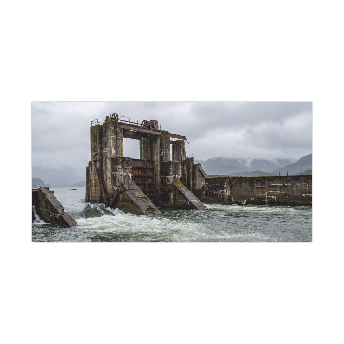 Spillway Terminal // Canvas Print
