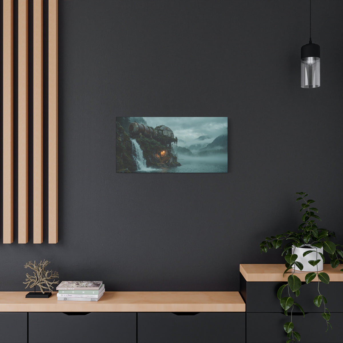 Mistfall Reservoir // Canvas Print