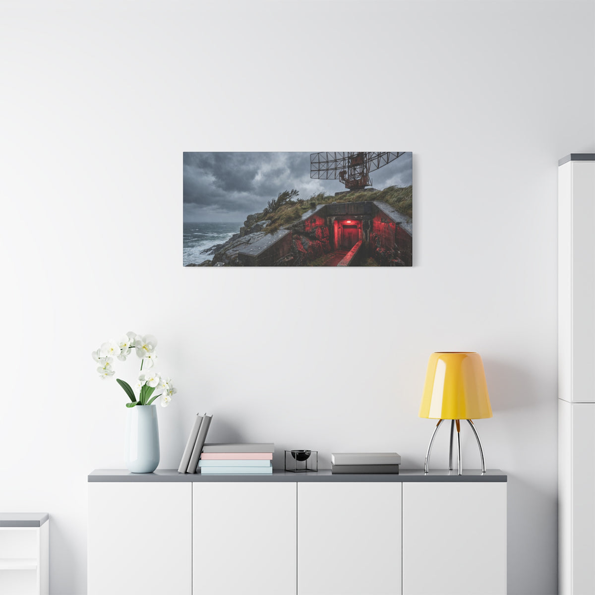 Red Door Station // Canvas Print