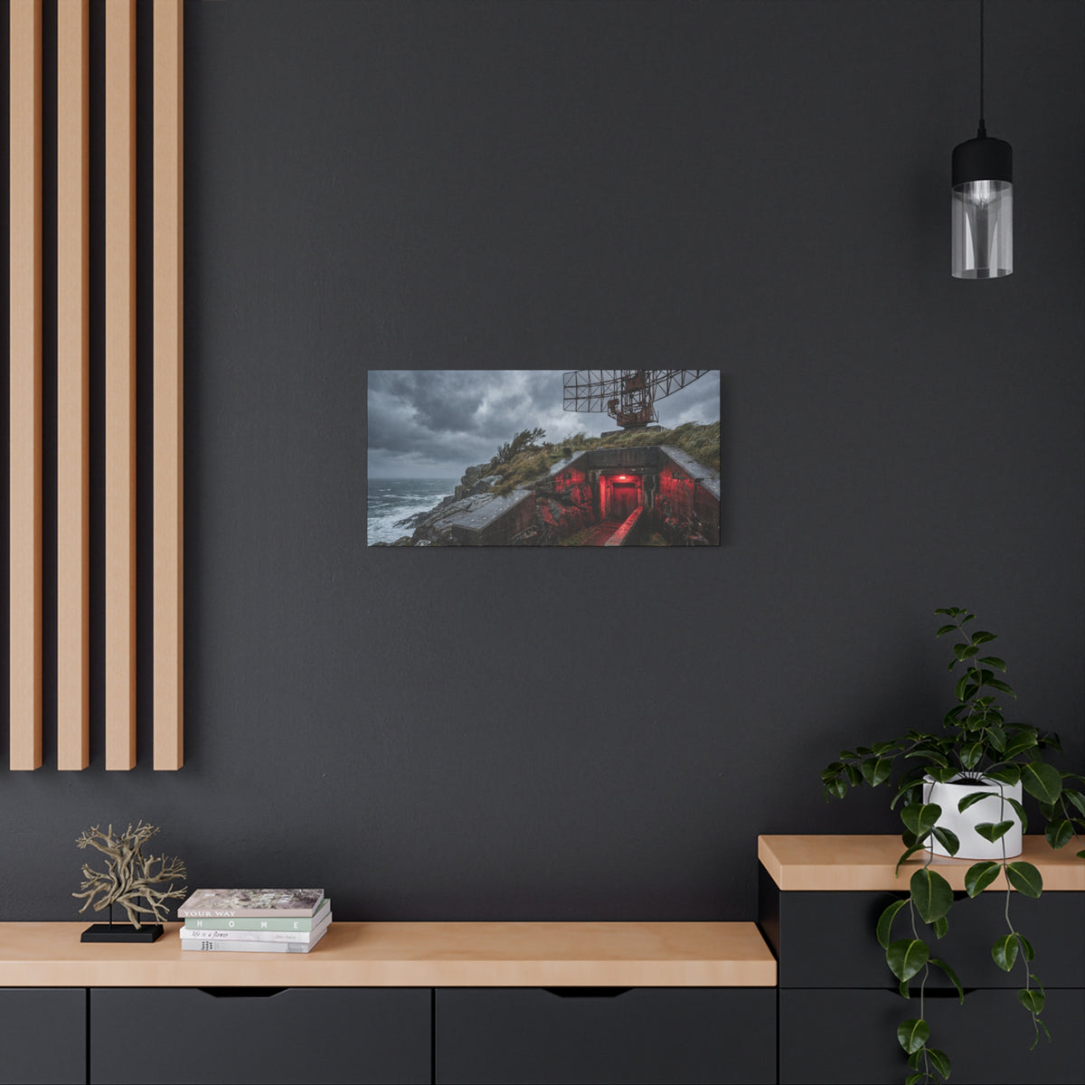 Red Door Station // Canvas Print