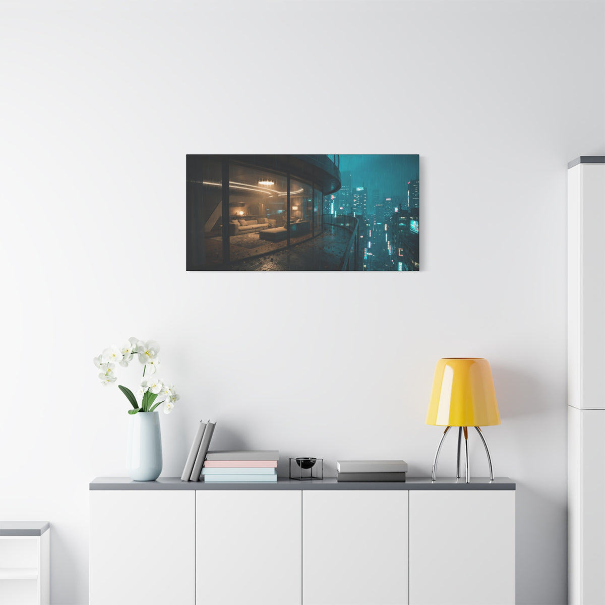 Rain District // Canvas Print