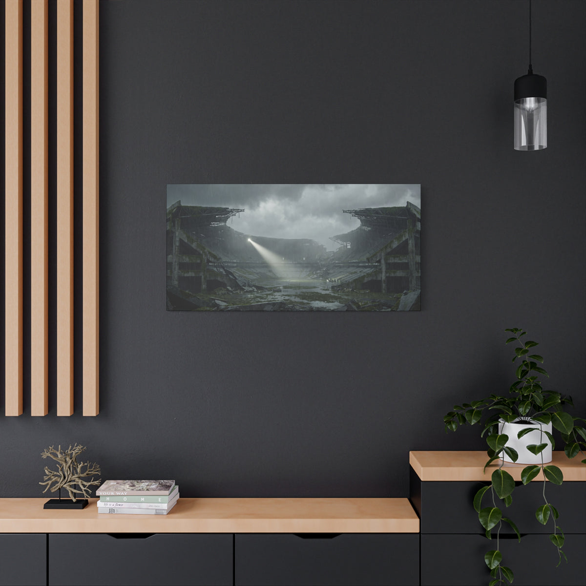 Floodlight Stadium // Canvas Print