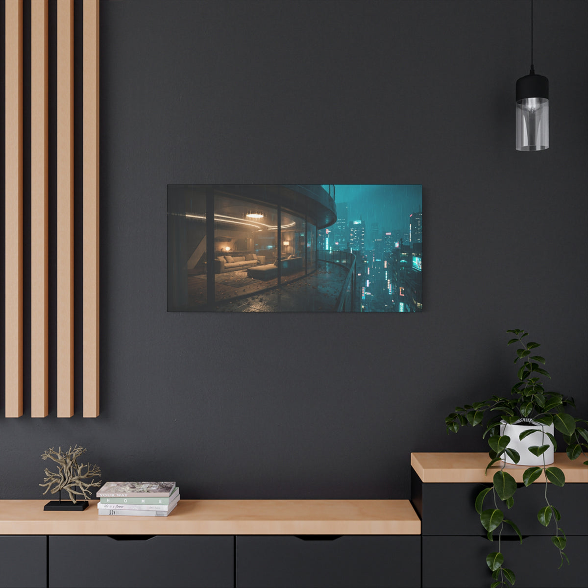 Rain District // Canvas Print