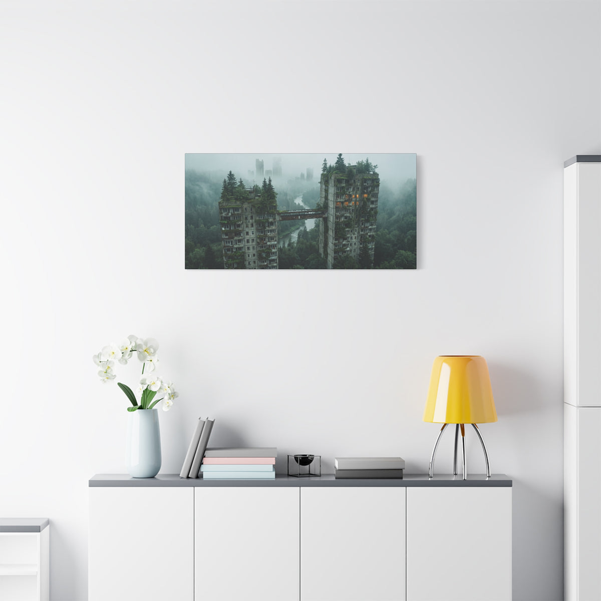 Skybridge Towers // Canvas Print