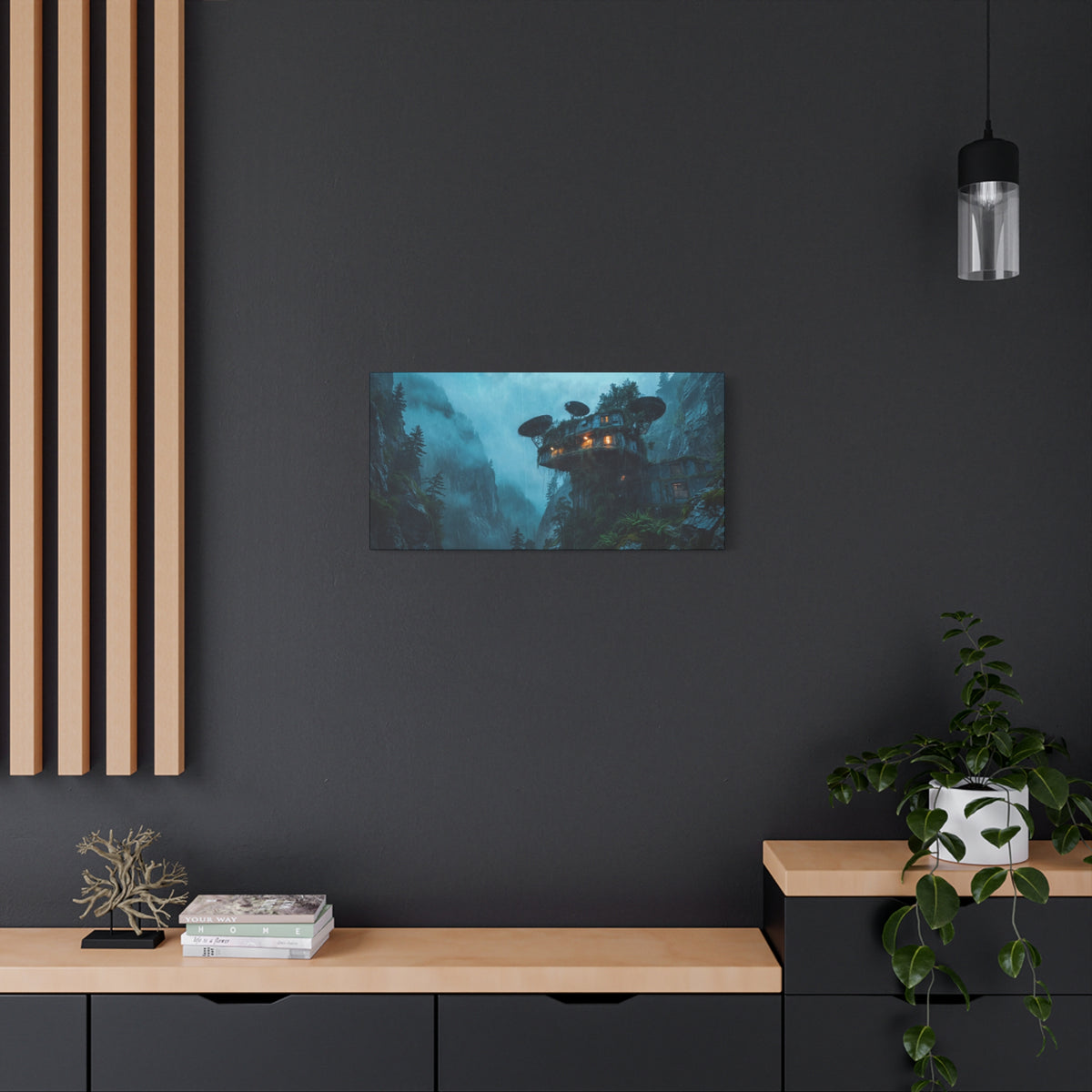 Cliffhold Array // Canvas Print