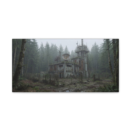 Fogline Tower // Canvas Print