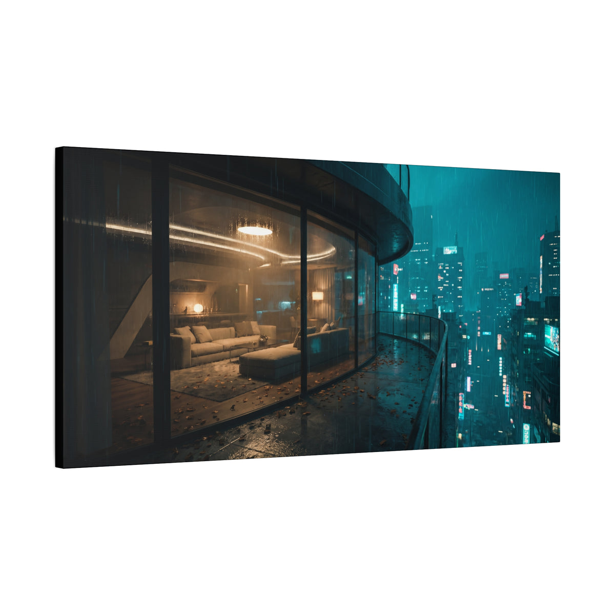 Rain District // Canvas Print