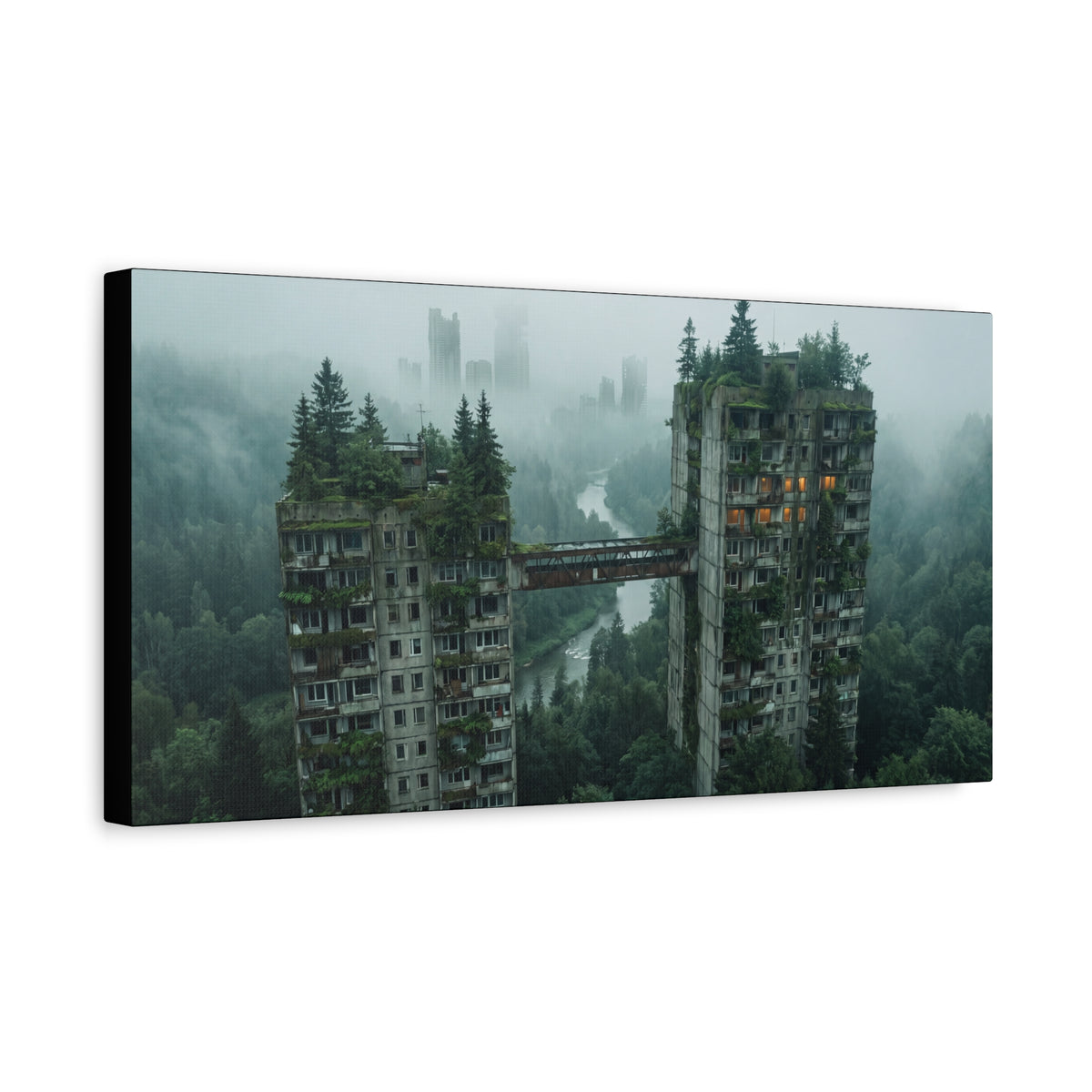 Skybridge Towers // Canvas Print