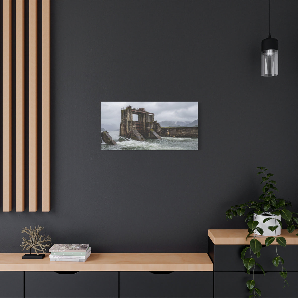 Spillway Terminal // Canvas Print