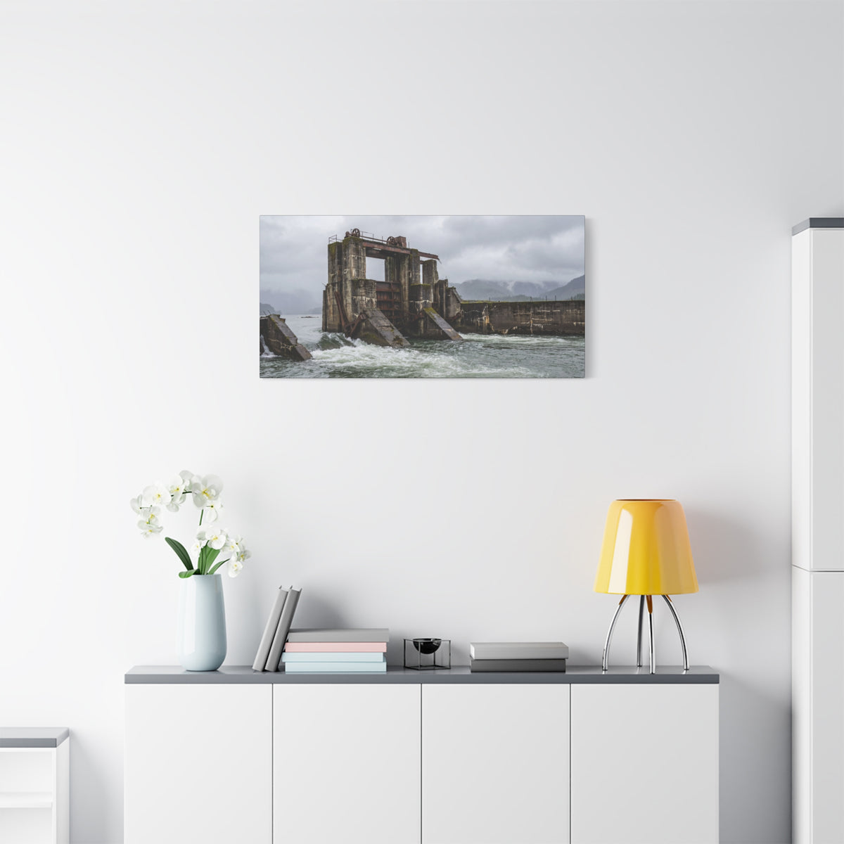 Spillway Terminal // Canvas Print