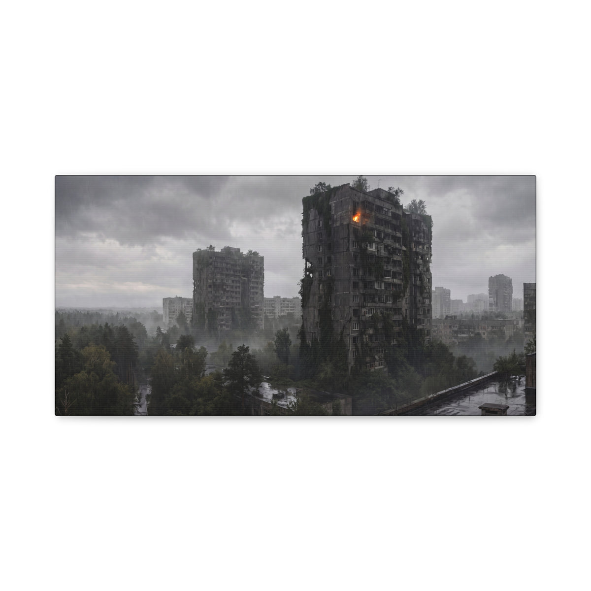 Ember District // Canvas Print
