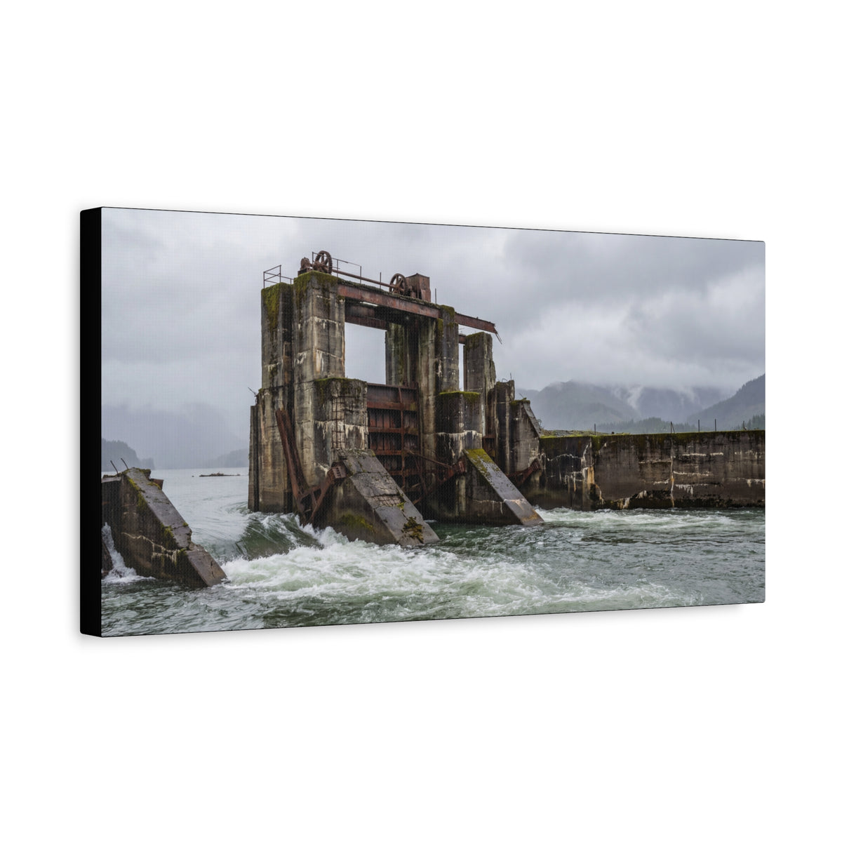 Spillway Terminal // Canvas Print
