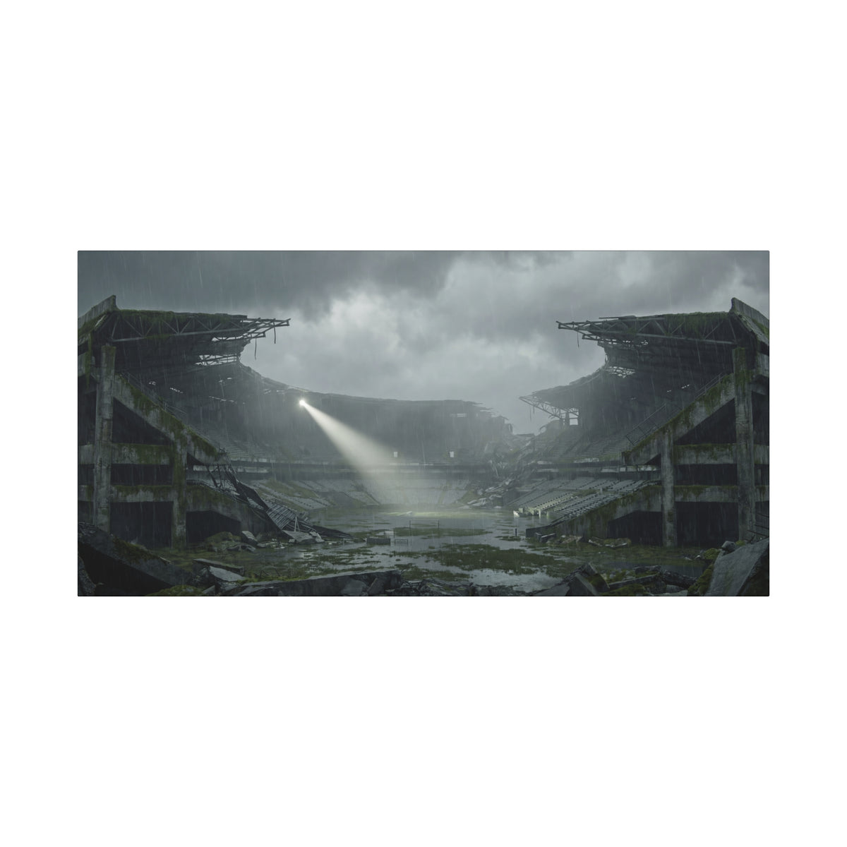 Floodlight Stadium // Canvas Print