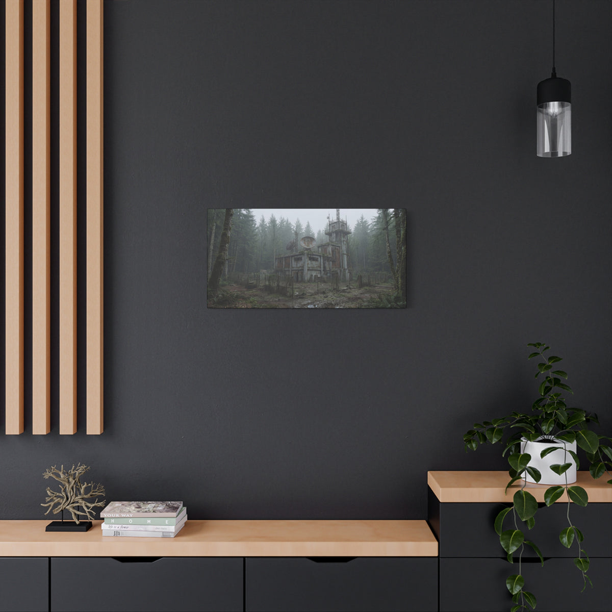 Fogline Tower // Canvas Print