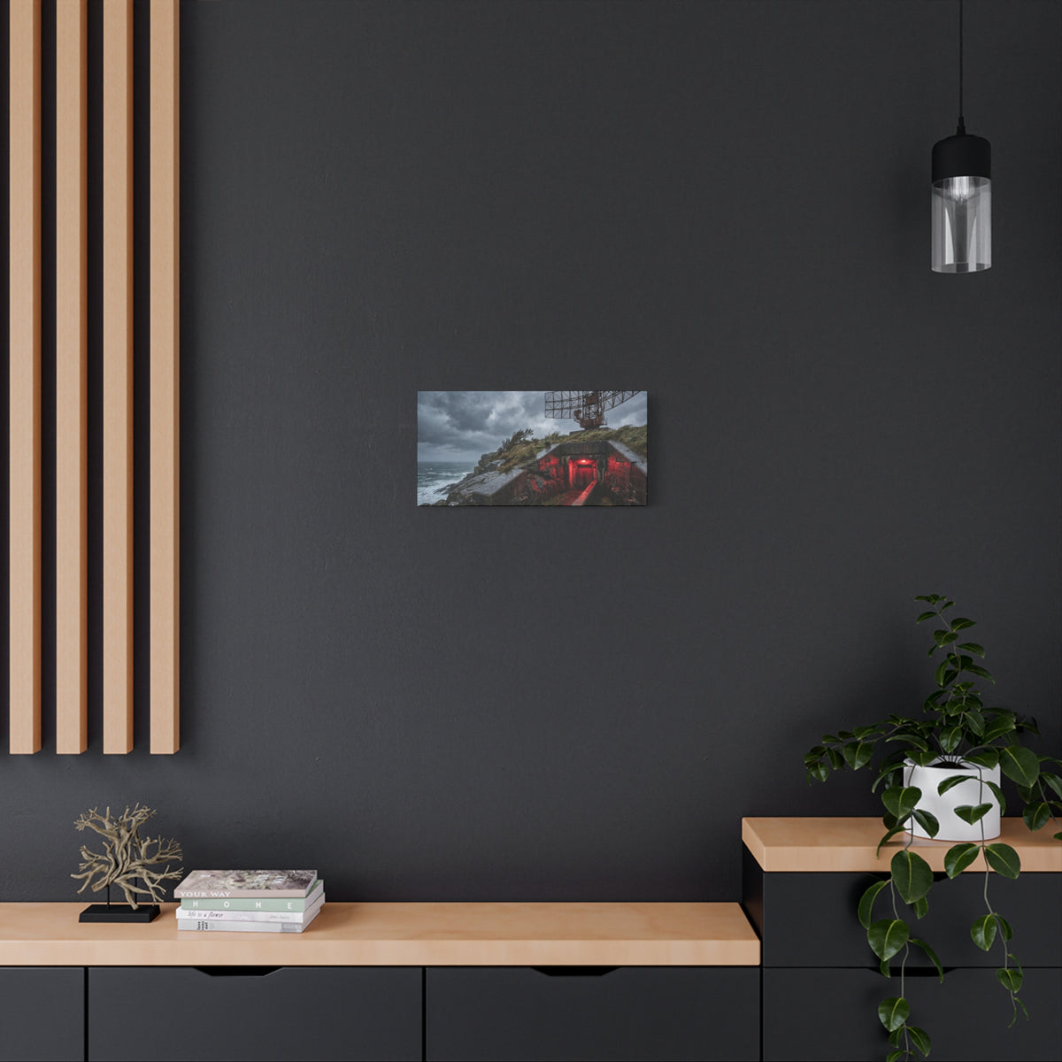 Red Door Station // Canvas Print