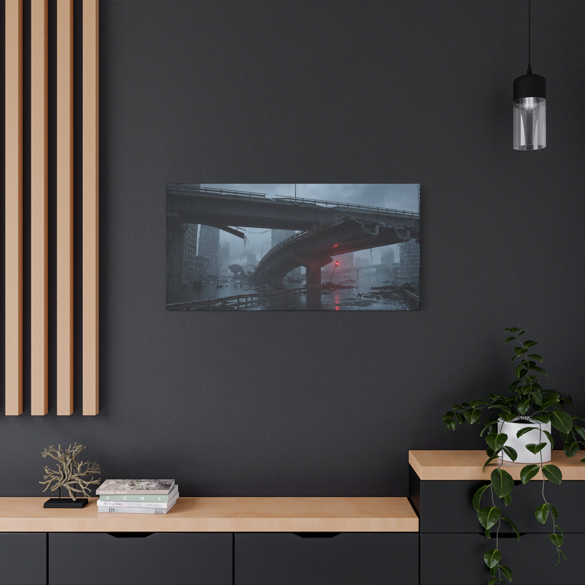 Broken Bridges // Canvas Print