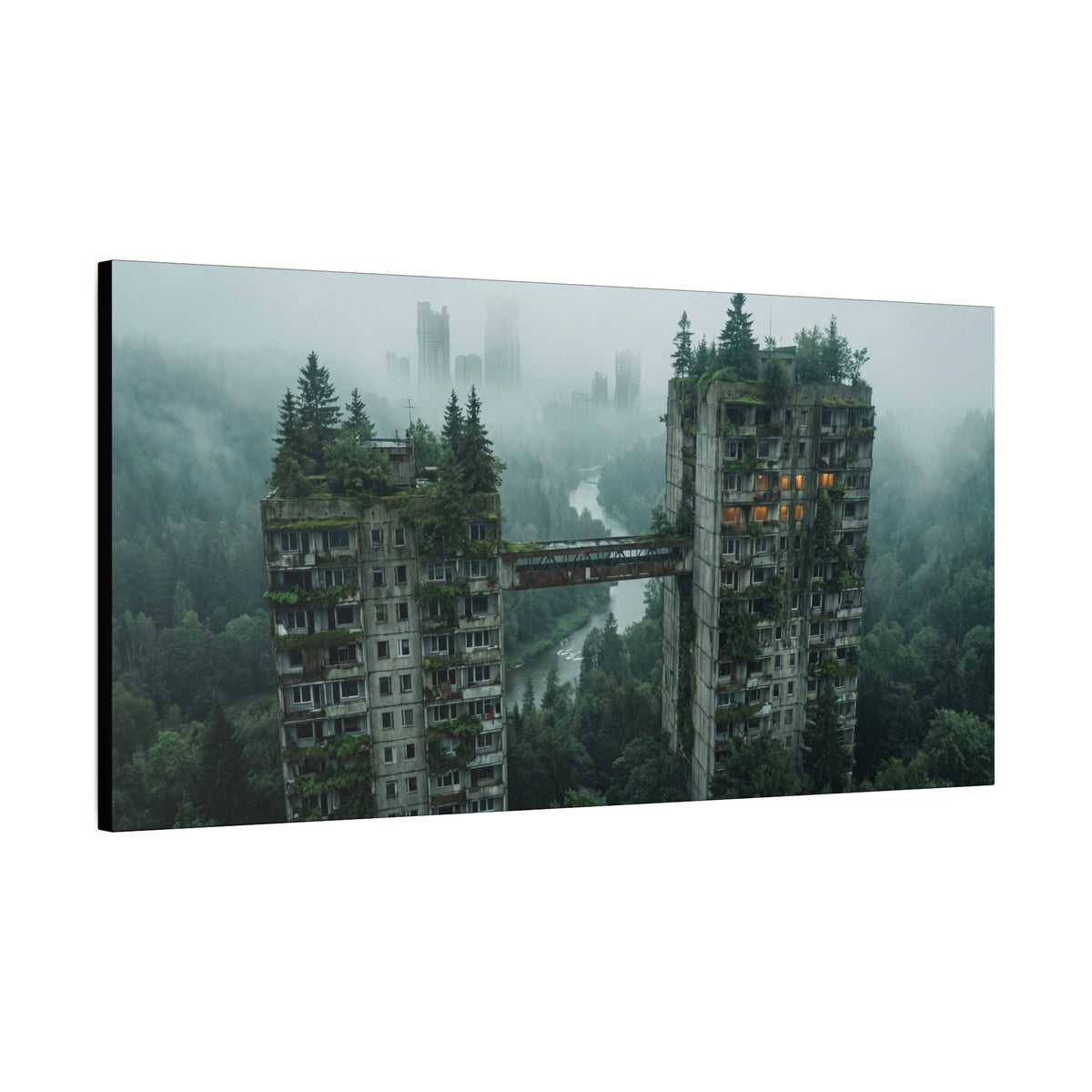 Skybridge Towers // Canvas Print