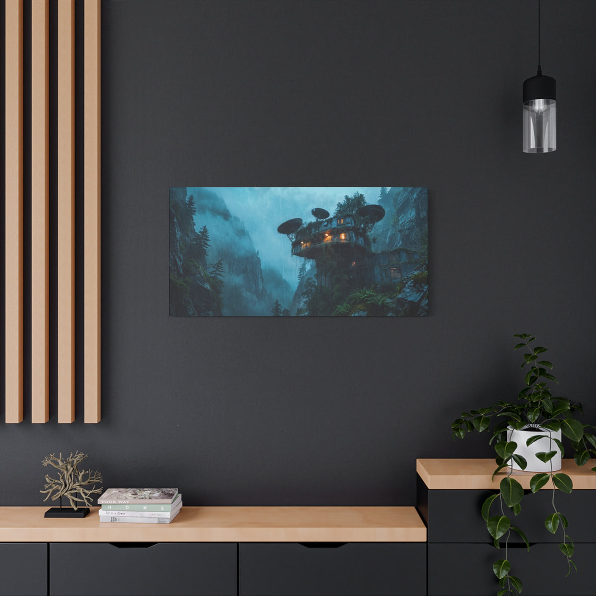 Cliffhold Array // Canvas Print