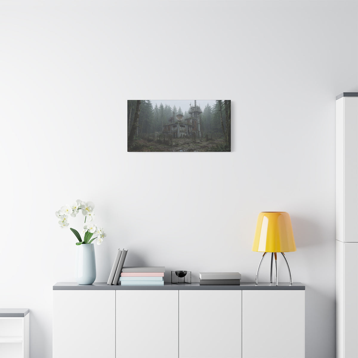 Fogline Tower // Canvas Print