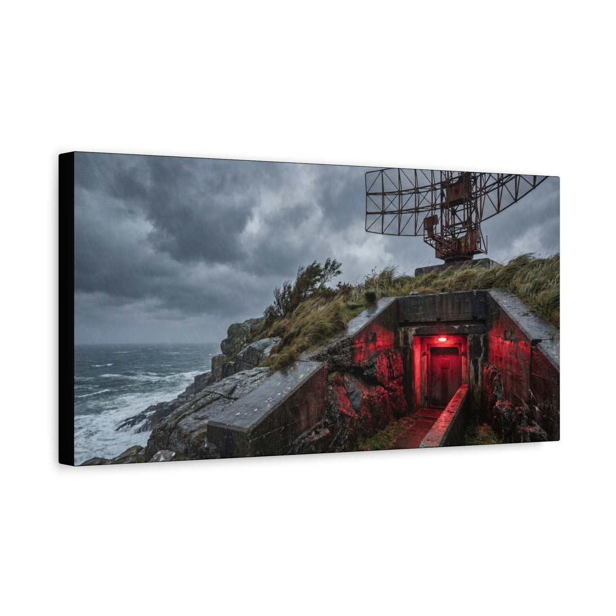 Red Door Station // Canvas Print