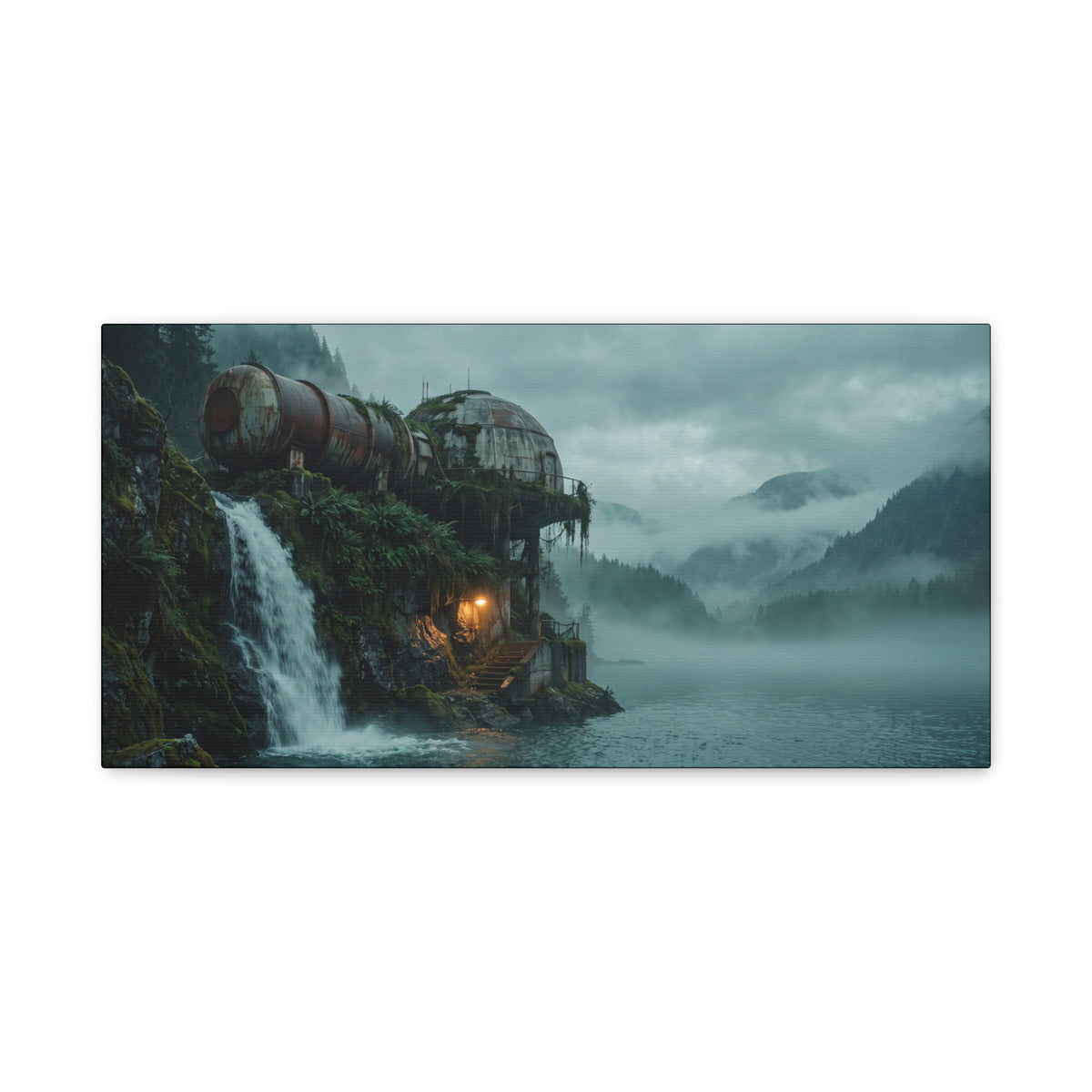 Mistfall Reservoir // Canvas Print