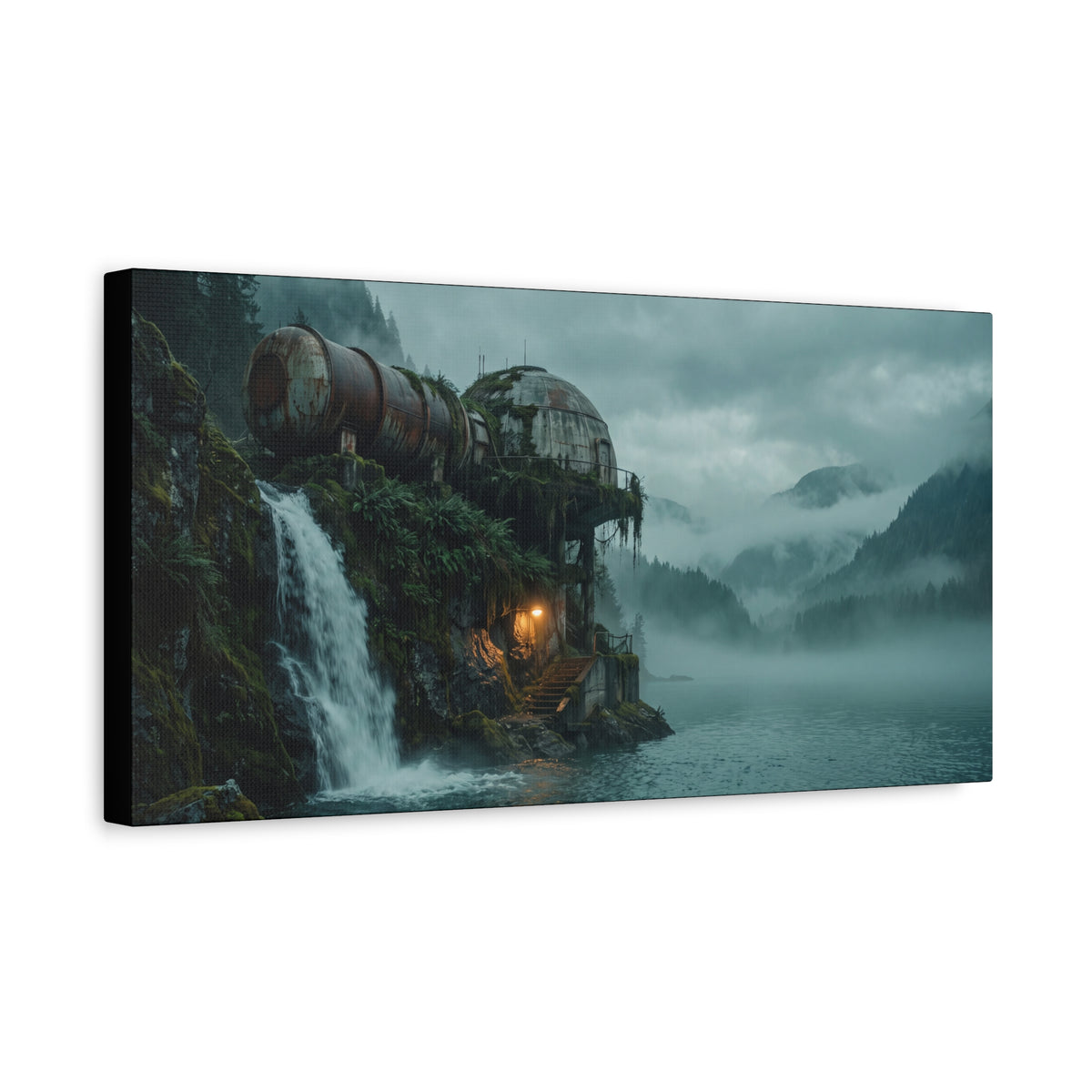 Mistfall Reservoir // Canvas Print